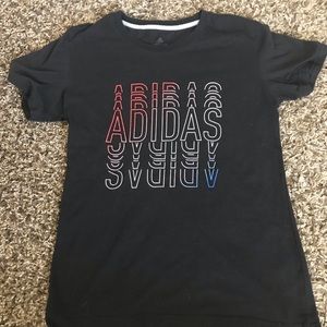 Red White And Blue Adidas Shirt